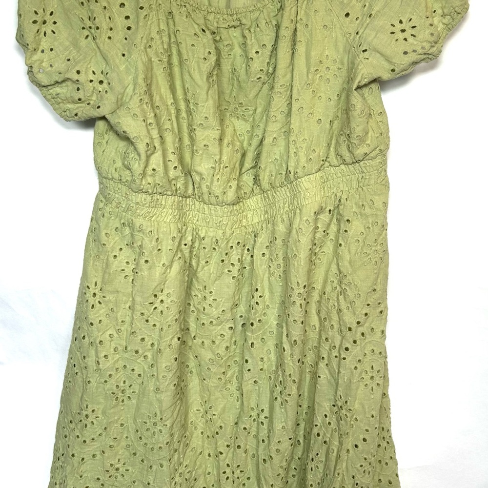 Plus size Light Green Summer Dress- Unbranded